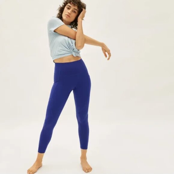 Everlane The Perform Pocket Leggings Cobalt - Picture 4 of 11